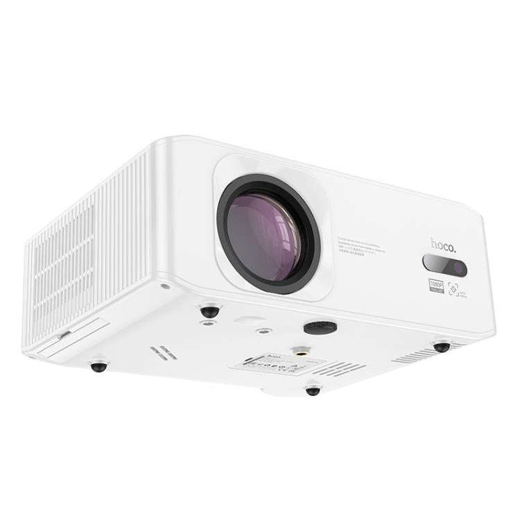 hoco DT3 1920x1080P 370ANSI Smart Electric Focus Projector Android Version, EU Plug(White)