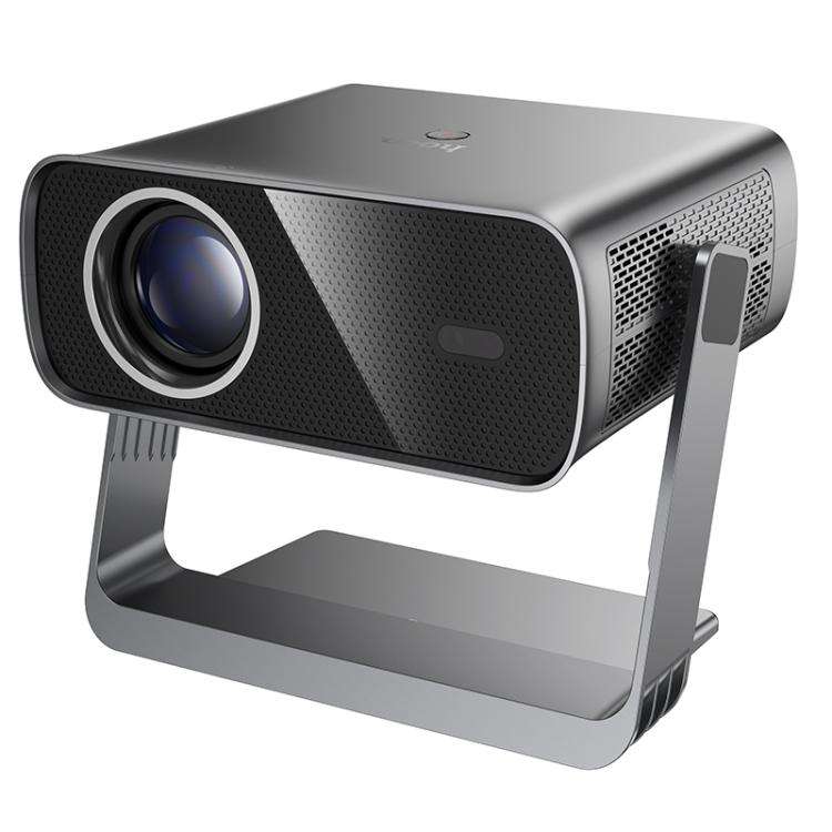 hoco DT5 1920x1080P 270ANSI Smart Electric Focus Projector Android Version, US Plug(Metal Grey)
