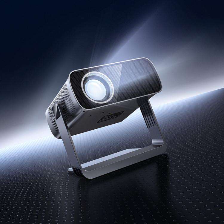 hoco DT5 1920x1080P 270ANSI Smart Electric Focus Projector Android Version, US Plug(Metal Grey)