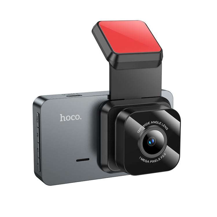 hoco DV9 720P 3 inch IPS HD Screen Display Driving Recorder(Metal Grey)
