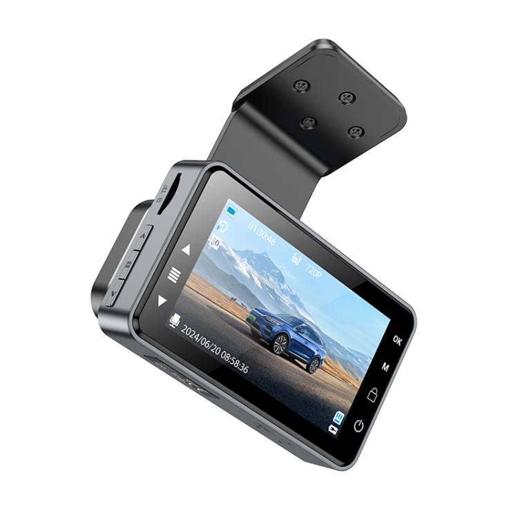 hoco DV9 720P 3 inch IPS HD Screen Display Driving Recorder(Metal Grey)