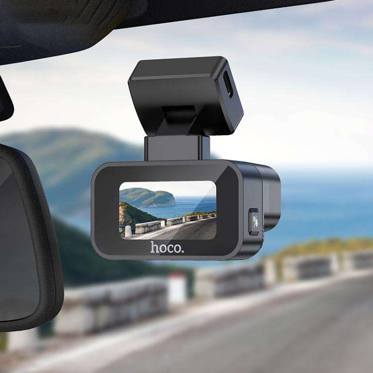hoco DV10 1.47 inch IPS Mini Screen Dashcam Driving Recorder(Black)