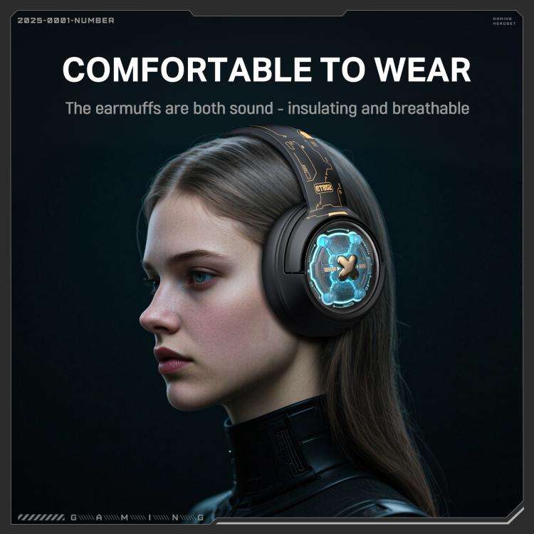 ONIKUMA GT802  Bluetooth 2.4G Wired E-sports Game Headset(Black)