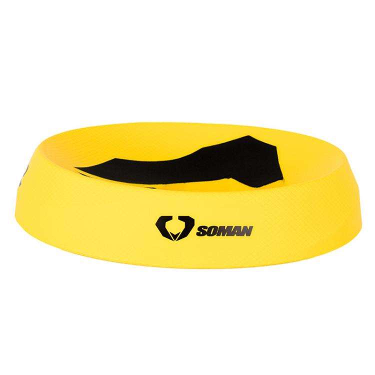 SOMAN Motorcycle Helmet Support Pad Anti-slip Protection Stand(Yellow)