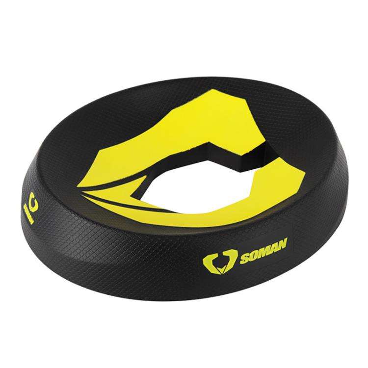 SOMAN Motorcycle Helmet Support Pad Anti-slip Protection Stand(Black)