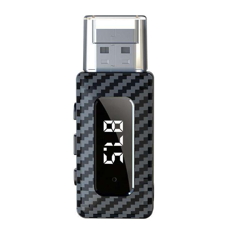 USB Car FM Transmitter Wireless Bluetooth Receiver(Black)