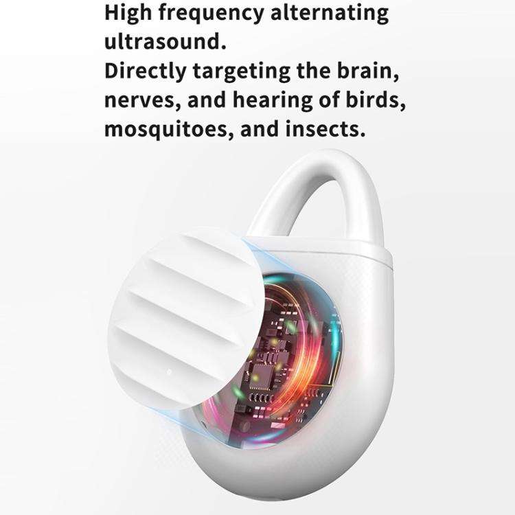 Car Ultrasonic Mosquito Repellent Multifunctional Mouse Repellent(White)