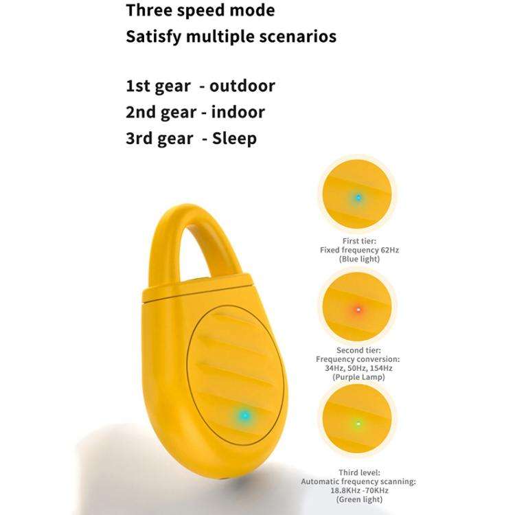Car Ultrasonic Mosquito Repellent Multifunctional Mouse Repellent(Yellow)
