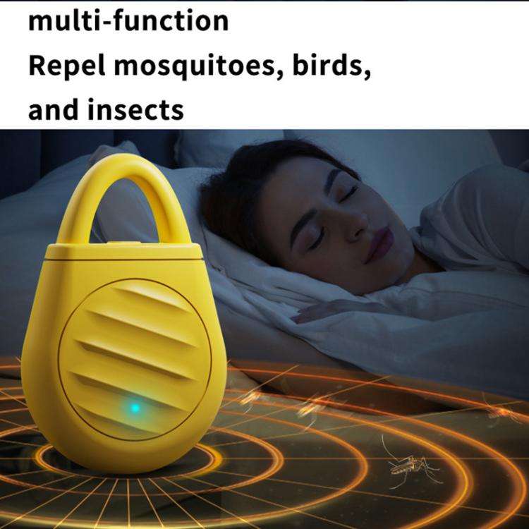 Car Ultrasonic Mosquito Repellent Multifunctional Mouse Repellent(Yellow)