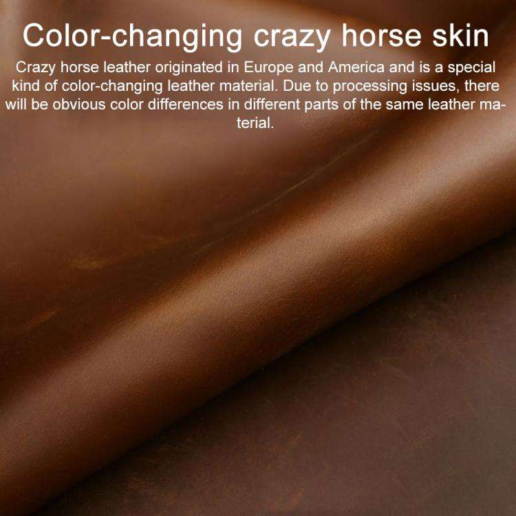 For Hyundai Staria / Sonata 3-button B121 Crazy Horse Cowhide Car Key Protection Cover(Blue)