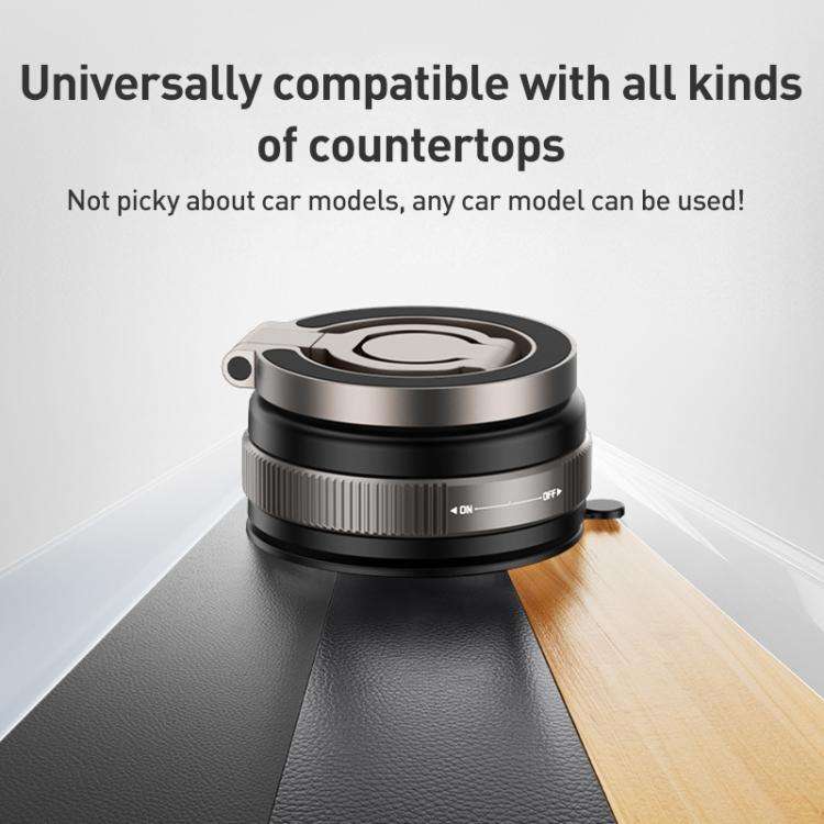 D1X Vacuum Magnetic 360 Degree Rotating Car Holder(Tarnish)