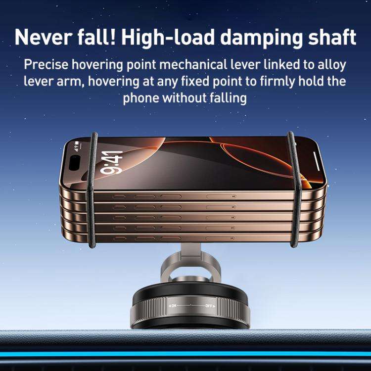 D1X Vacuum Magnetic 360 Degree Rotating Car Holder(Tarnish)