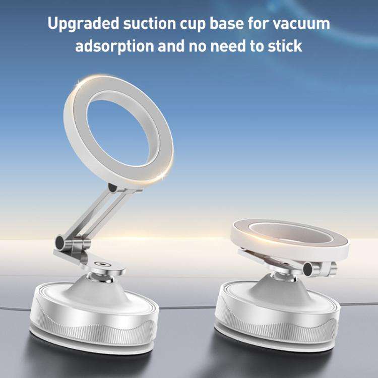 X30 Folding Rotating Car Magnetic Holder(White)