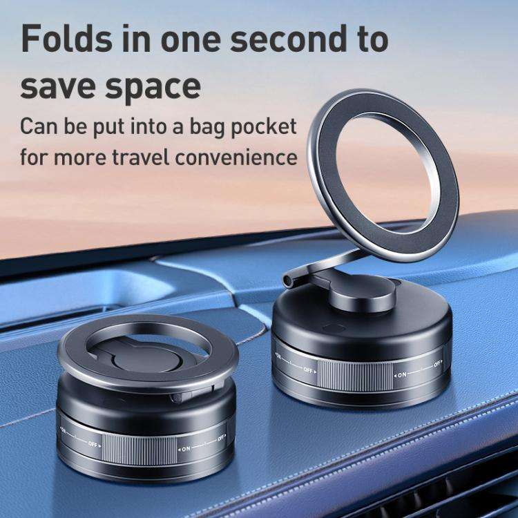 S11 Multifunctional Suction Cup Folding Car Phone Holder(Tarnish)