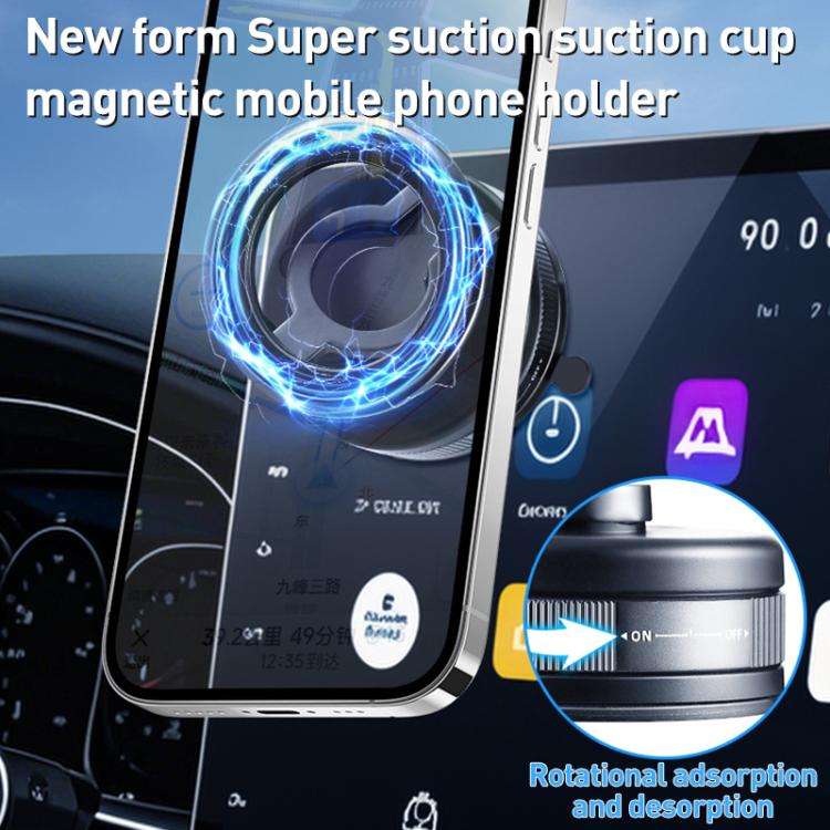 S11 Multifunctional Suction Cup Folding Car Phone Holder(Tarnish)