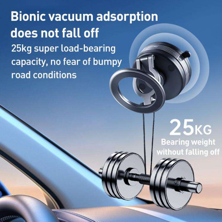 S11 Multifunctional Suction Cup Folding Car Phone Holder(Tarnish)
