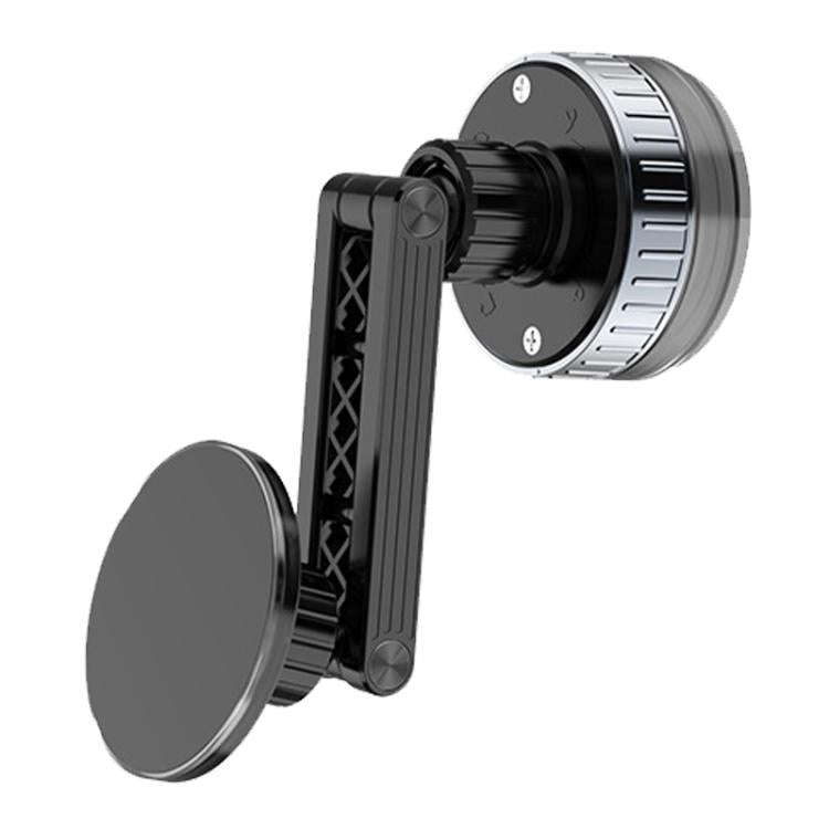 CC-T27 Vacuum Adsorption Car Magnetic Phone Holder(Black)
