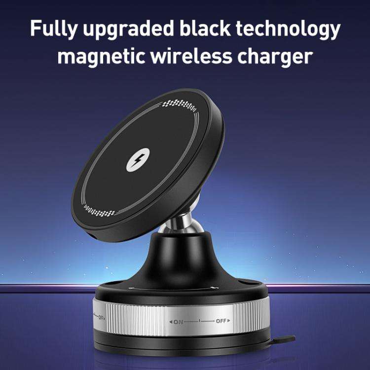 CC-T29W 360 Degree Rotating MagSafe Magnetic Car Phone Holder(Black)