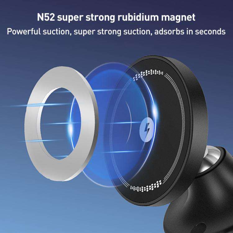 CC-T29W 360 Degree Rotating MagSafe Magnetic Car Phone Holder(Black)