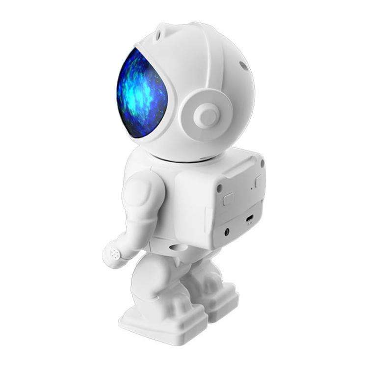 Astronaut Starry Projection Lamp Remote Control Laser Light, Style:Basic Version(White)