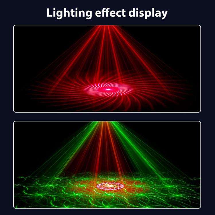10W Square Laser Light LED Stage Bar KTV Atmosphere Lamp(Black)