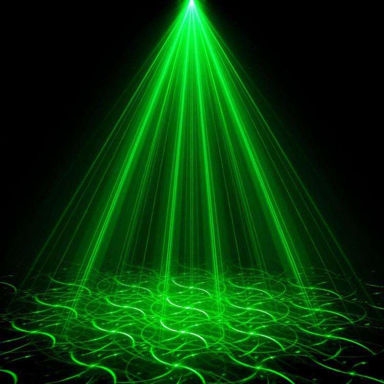 10W Square Laser Light LED Stage Bar KTV Atmosphere Lamp(Black)