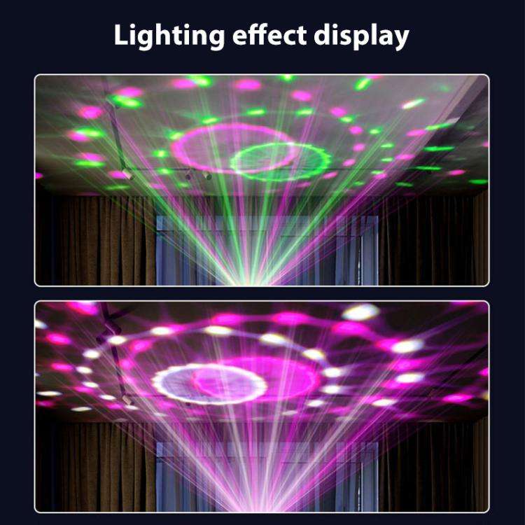 Sunflower Magic Ball Light LED RGB Rotating Stage Lamp, Style:Remote Control(6 Light Colors)