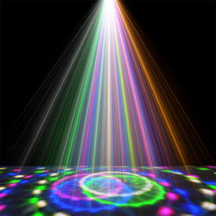 Sunflower Magic Ball Light LED RGB Rotating Stage Lamp, Style:Remote Control(6 Light Colors)