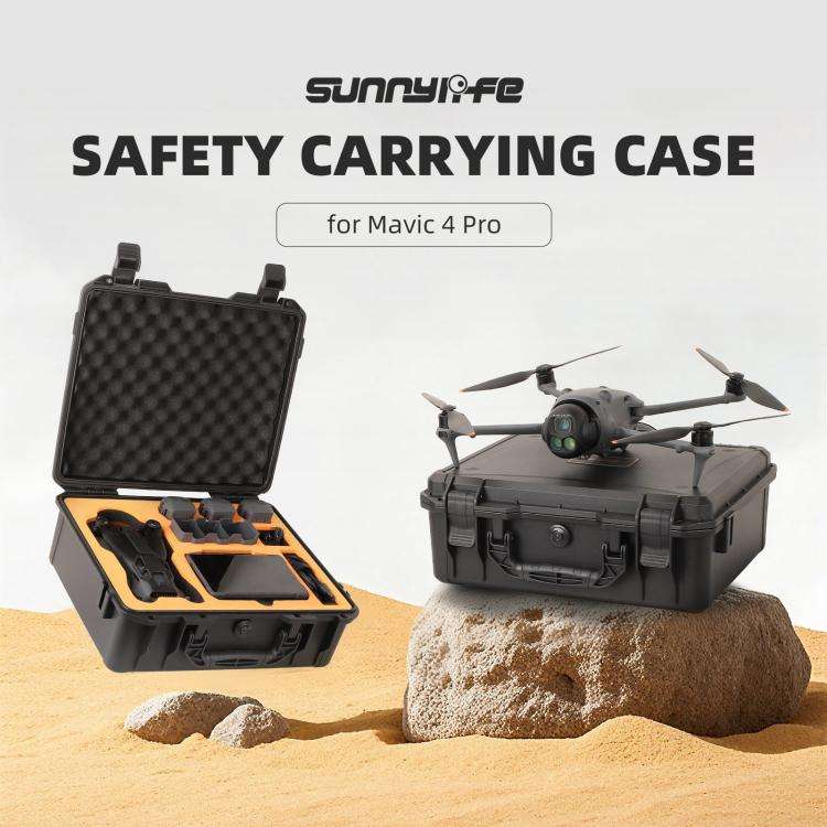For DJI Mavic 4 Pro Sunnylife Safety Carrying Case Hard Travel Case Large Capacity Waterproof Sho...
