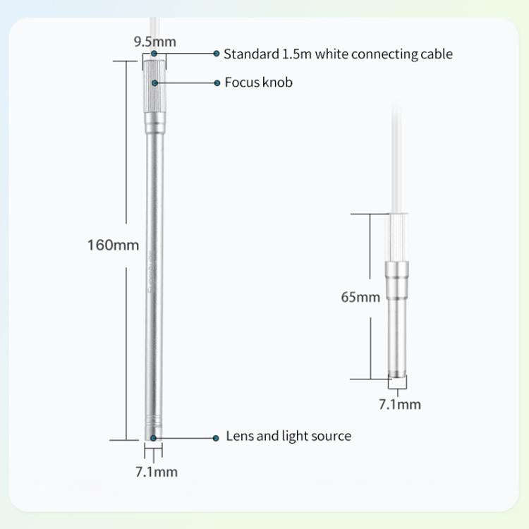 Supereyes Y002 200W HD USB Industrial Dispensing Machine Endoscope Electron Microscope(Silver)