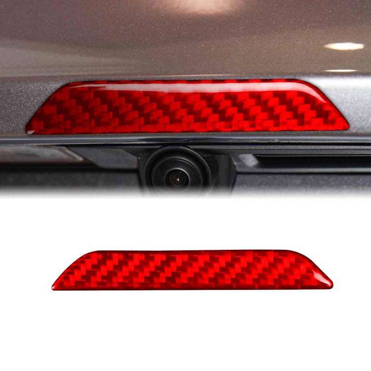 For Tesla Model 3 / Y / S / X Carbon Fiber Car Trunk Logo Decorative Sticker, Left and Right Driv...