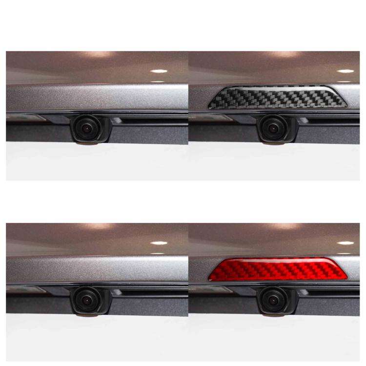 For Tesla Model 3 / Y / S / X Carbon Fiber Car Trunk Logo Decorative Sticker, Left and Right Driv...