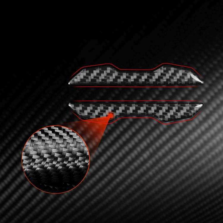 For Tesla Model 3 / Y / S / X 2pcs/Set Carbon Fiber Car Rearview Mirror Anti-collision Decorative...