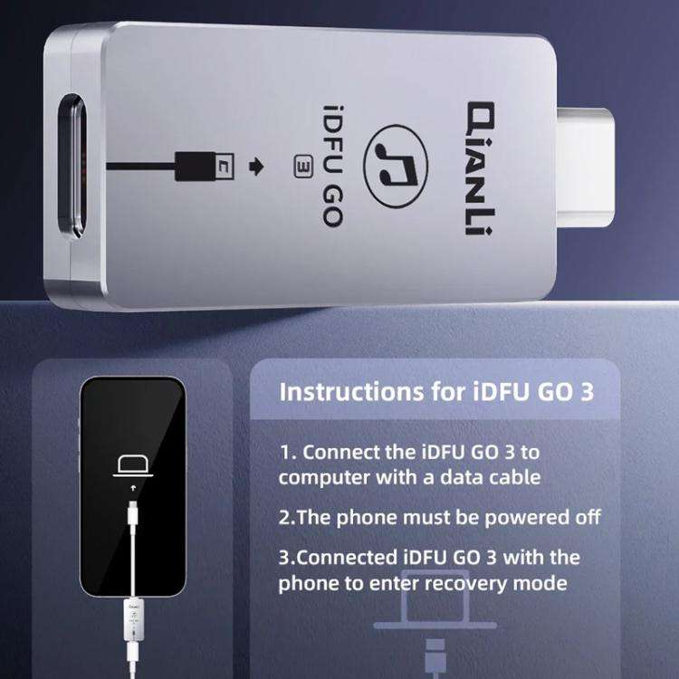 QianLi IDFU GO 3 Recovery Adapter for iPhone 15 Series