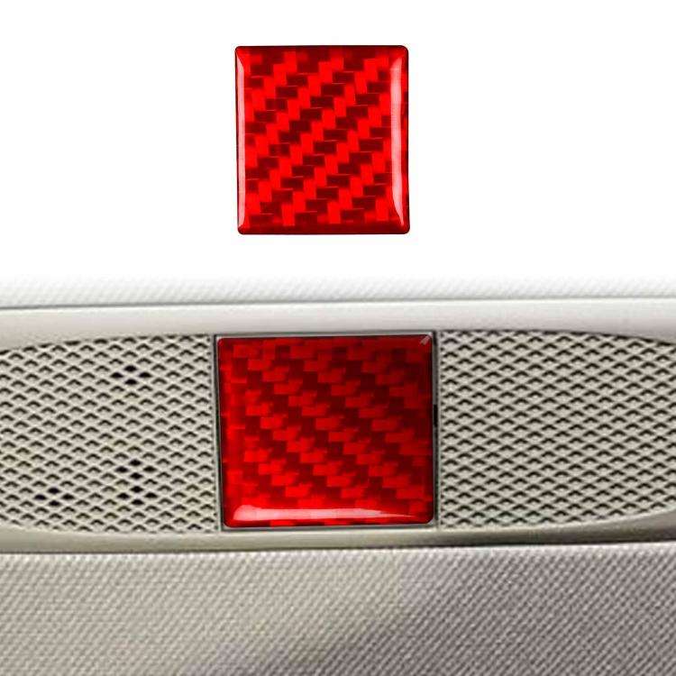 For Tesla Model 3 2019-2022 / Model Y 2019-2024 Carbon Fiber Car Emergency Light Button Decorativ...