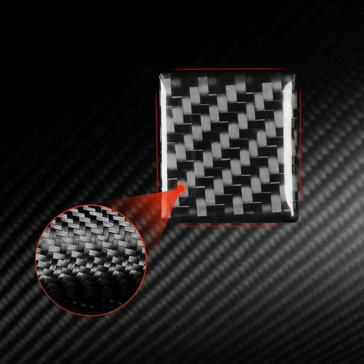 For Tesla Model 3 2019-2022 / Model Y 2019-2024 Carbon Fiber Car Emergency Light Button Decorativ...