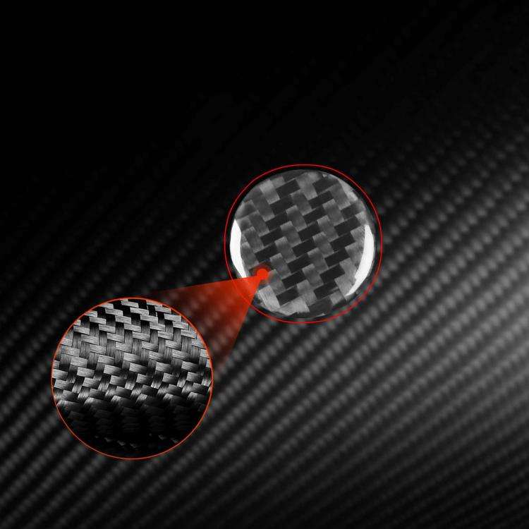 For Tesla Model 3 2023- Carbon Fiber Car Emergency Light Button Decorative Sticker, Left and Righ...