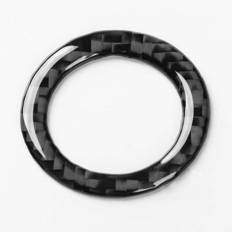 For Tesla Model 3 2023- Carbon Fiber Car Trunk Button Frame Decorative Sticker, Left and Right Dr...