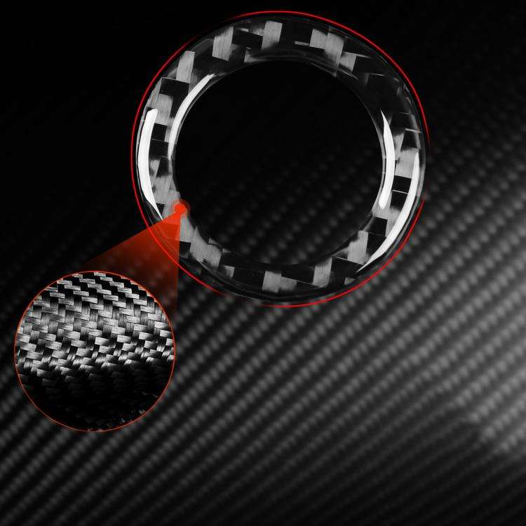 For Tesla Model 3 2023- Carbon Fiber Car Trunk Button Frame Decorative Sticker, Left and Right Dr...