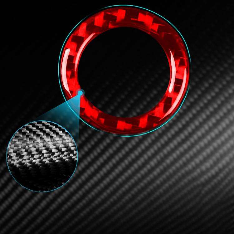 For Tesla Model 3 2023- Carbon Fiber Car Trunk Button Frame Decorative Sticker, Left and Right Dr...