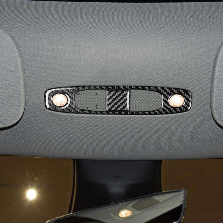 For Tesla Model 3 2019-2022 / Y 2019-2024 2pcs/Set Carbon Fiber Car Reading Light Panel Decorativ...