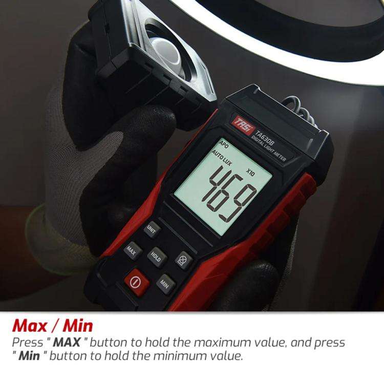 TRSI TA630B Separable Digital Lux Meter Light Brightness Measuring