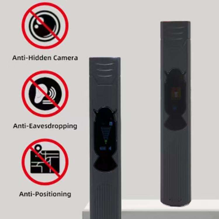 M008 4 in 1 Multi-function Laser Detector Anti-sneak Peek Anti-monitoring Camera Detector(Black)