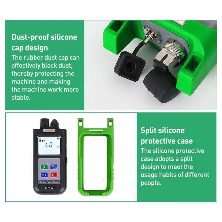 Komshine KPV-53 Optical Power Meter Fiber Loss Measuring Instrument, Model:KPV-53-A/-70dBm+6dBm