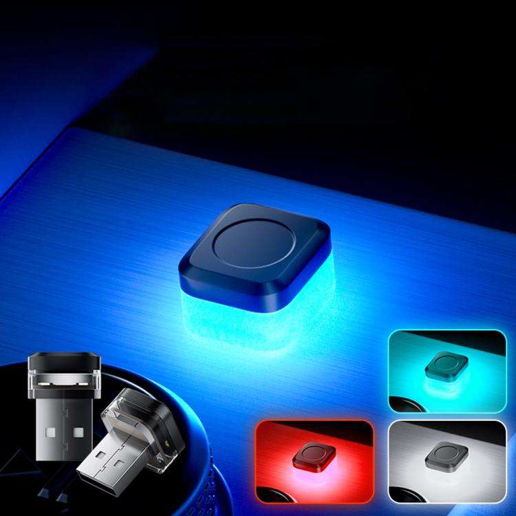4pcs Car USB LED Atmosphere Light(White Light)