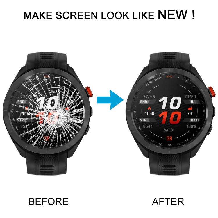 For Garmin Approach S70 42mm Original LCD Screen with Digitizer Full Assembly, Without NFC Sticker