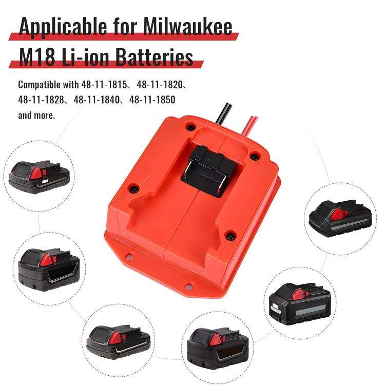 Car Jump Adapter for Battery Type-A for Milwaukee