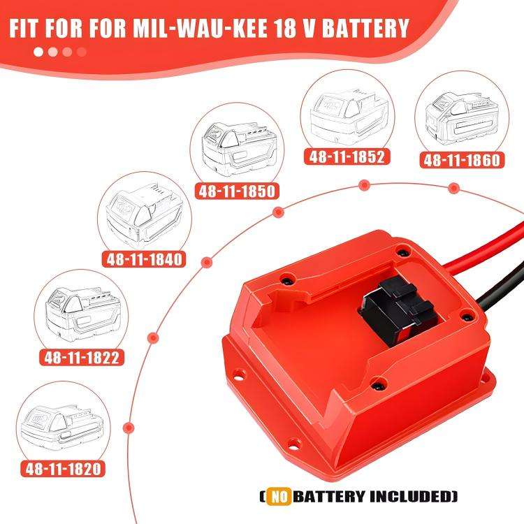 Car Jump Adapter for Battery Type-A for Milwaukee