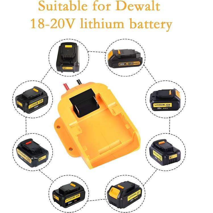 Car Jump Adapter for Battery Type-C for Dewalt