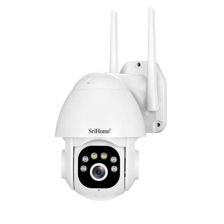 SriHome NVS010-IPC039 5MP 4 Channel 10.1 inch IPS Screen WiFi Network Video Recorder Set(UK Plug)